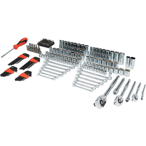 Jeu d'outils manuels pour m&eacute;canicien 1/4", 3/8" & 1/2" avec mallette de transport &agrave; 3 tiroirs R.M.G. Prévention