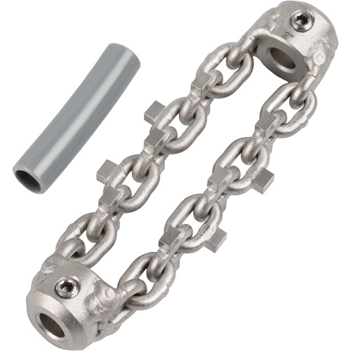 Chaîne de nettoyage de tuyaux de 2" pour c&acirc;ble de serpent &agrave; chaîne de 1/4" R.M.G. Prévention