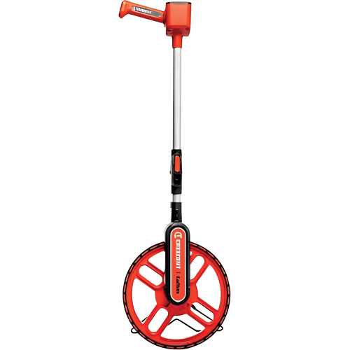 Roue d'arpentage, 12"/30 cm, Gamme de 9999', Pouces/pieds R.M.G. Prévention