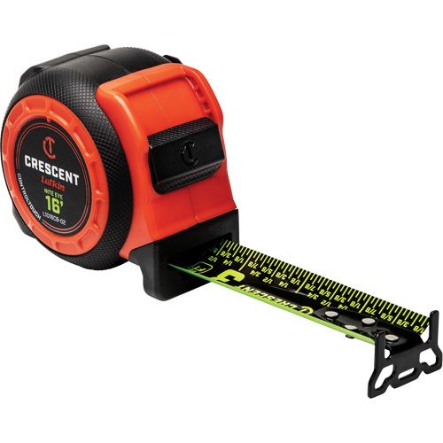  CONTROLTOUCH NITE EYE Tape Measure, 1-3/16" x 16', SAE Graduations R.M.G. Prévention