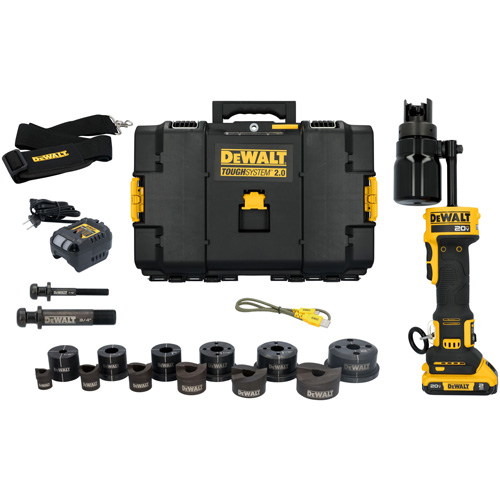 Hydraulic Knockout Tool Kit with 1/2'' - 2'' Punches & Dies R.M.G. Prévention