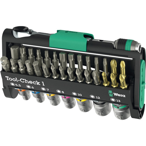 Ensemble d'outils Tool-Check 1, 38 Mcx, Prise de 1/4" R.M.G. Prévention