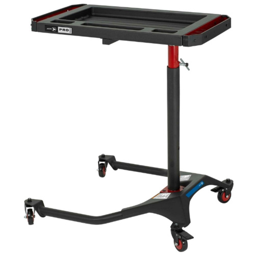 JUHT-100A Adjustable-Height Under-Hood ABS Tool Tray, 0 Drawers, 18-7/10" L x 31-17/20" W x 48-2/5" H, Black R.M.G. Prévention