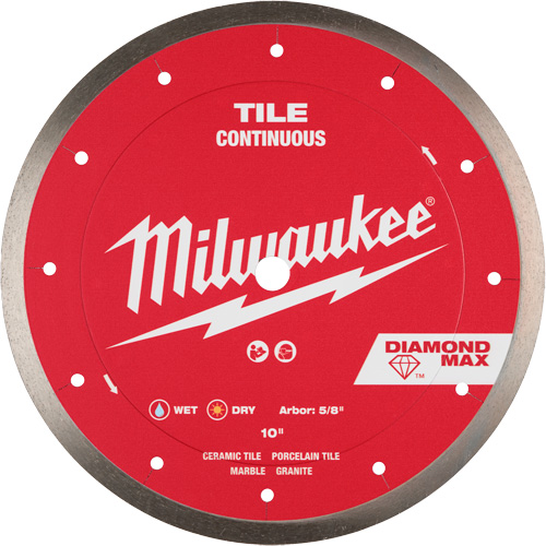 Lame diamant&eacute;e continue pour tuile DIAMOND MAX  R.M.G. Prévention