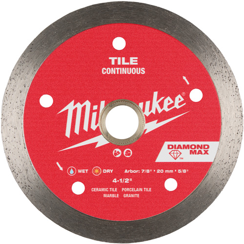 DIAMOND MAX Continuous Tile Diamond Blade R.M.G. Prévention