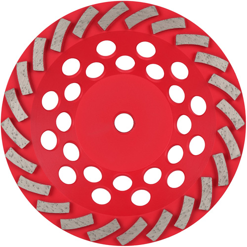 Meule boisseau diamant&eacute;e &agrave; 24 segments Turbo DIAMOND MAX R.M.G. Prévention