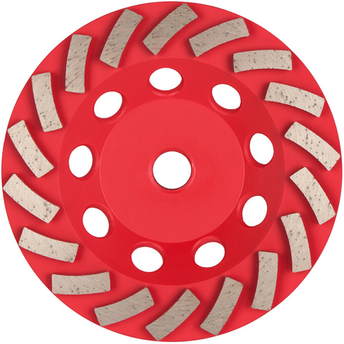 Meule boisseau diamant&eacute;e &agrave; 18 segments Turbo DIAMOND MAX R.M.G. Prévention