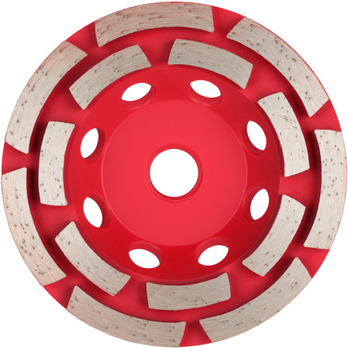 Meule boisseau diamant&eacute;e &agrave; rang&eacute;e double DIAMOND MAX R.M.G. Prévention