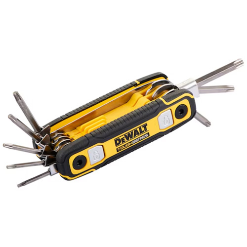 Cl&eacute; hexagonale pliante verrouillable TOUGHSERIES, 8 mcx, Torx R.M.G. Prévention