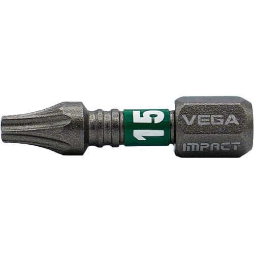 Embout Impactech, Torx inviolable, T-15, Prise 1/4" R.M.G. Prévention
