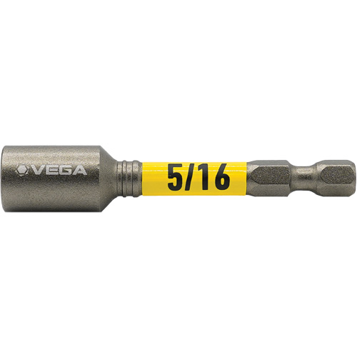 Tourne-&eacute;crou Impactech, Embout 5/16", Prise 1/4", 2-9/16" lo, Magn&eacute;tique R.M.G. Prévention
