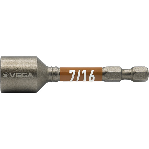Tourne-&eacute;crou Impactech, Embout 7/16", Prise 1/4", 2-9/16" lo, Magn&eacute;tique R.M.G. Prévention