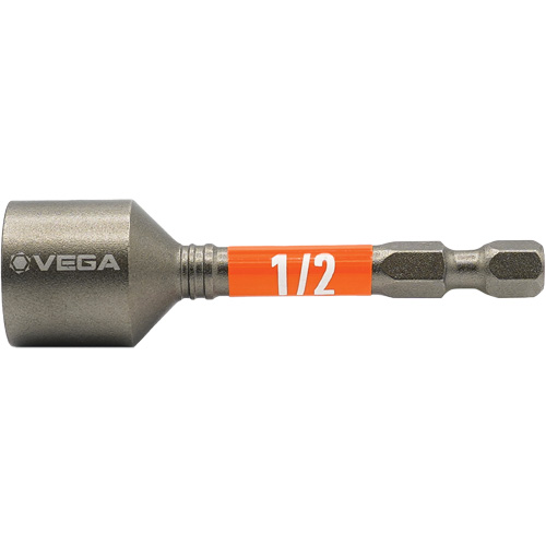 Impactech&reg; Nut Driver, 1/2" Tip, 1/4" Drive, 2-9/16" L, Magnetic R.M.G. Prévention