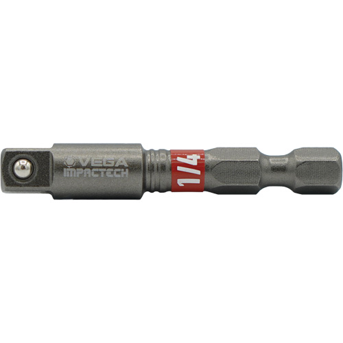 Impactech&reg; Impact Socket Adapter, 1/4" Drive Size, 1/4" Male Size, 2" L R.M.G. Prévention