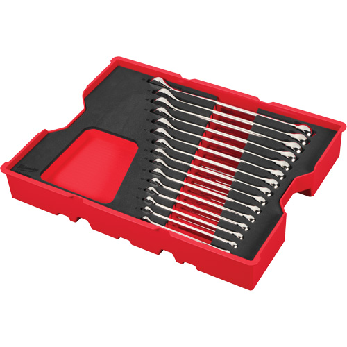 Wrench Set with Tray for PACKOUT Drawers, Combination, 15 Pieces, Metric R.M.G. Prévention