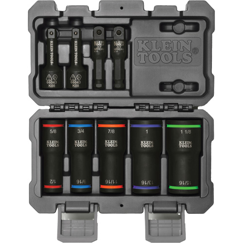 2-in-1 Impact Flip Socket Set, 5 Pcs, Impact R.M.G. Prévention