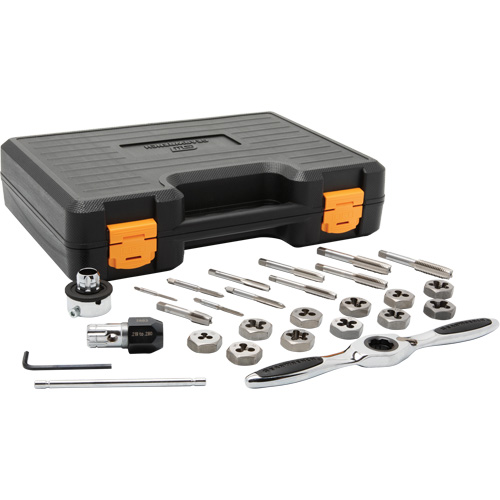 Metric Ratcheting Tap & Die Set, 27 Pieces R.M.G. Prévention