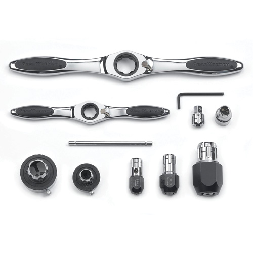 Jeu d'accessoires pour tarauds &agrave; cliquet et fili&egrave;res, 11 Morcea R.M.G. Prévention