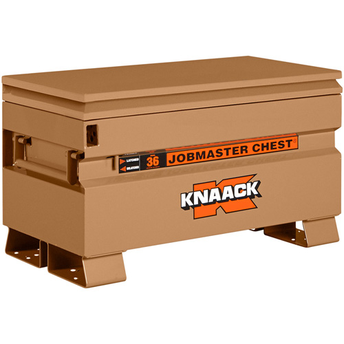 Model 36 Jobsite Chest with Padlock, 36" x 19" x 21-1/2", Steel, Tan R.M.G. Prévention