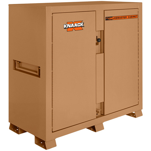 Model 139 Jobsite Cabinet with Padlock, Steel, 59.4 Cubic Feet, Tan R.M.G. Prévention