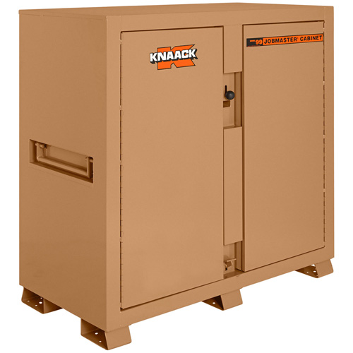 Model 99 Jobsite Cabinet with Double Doors & 2 Padlocks, Steel, 59.4 Cubic Feet, Tan R.M.G. Prévention
