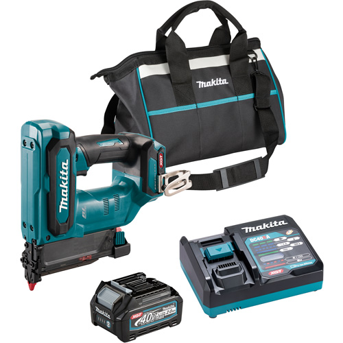 40Vmax XGT Brushless 1-3/8" 23 ga Pin Nailer Kit, 40 V, Lithium-Ion R.M.G. Prévention
