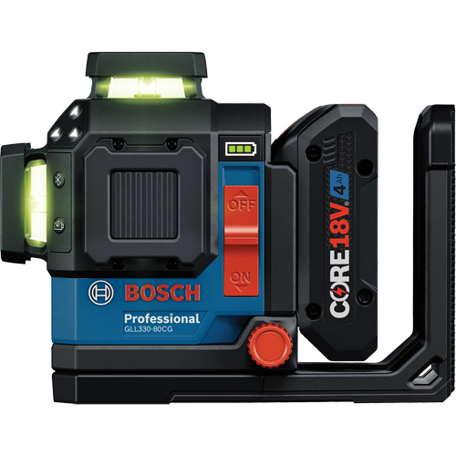 360 Connected Green-Beam Three-Plane Leveling and Alignment Laser R.M.G. Prévention