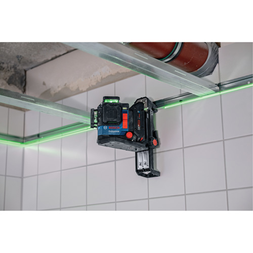 360 Connected Green-Beam Three-Plane Leveling and Alignment Laser R.M.G. Prévention