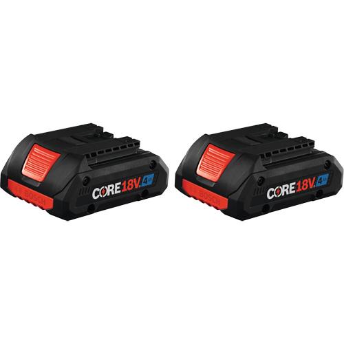 Batteries CORE18V &agrave; puissance avanc&eacute;e, Lithium-ion, 18 V, 4 A R.M.G. Prévention