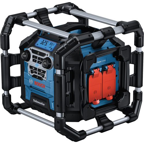 Radio de chantier avec Bluetooth 5.0 et station dalimentation, Lithium-ion, 18 V R.M.G. Prévention