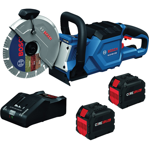 Ensemble scie tronçonneuse sans balais, 9", 18 V R.M.G. Prévention