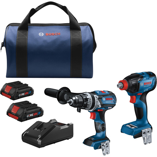 2-Tool Combo Kit, Lithium-Ion, 18 V R.M.G. Prévention