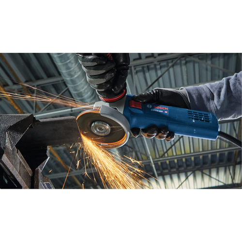 Rectifieuse angulaire ergonomique, 4-1/2", 120 V, 10 A, 11000 Tr/min R.M.G. Prévention