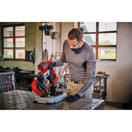 5” Cordless Compact Metal Cutting Bandsaw (Tool Only), 18 V, 4-1/2" Capacity R.M.G. Prévention