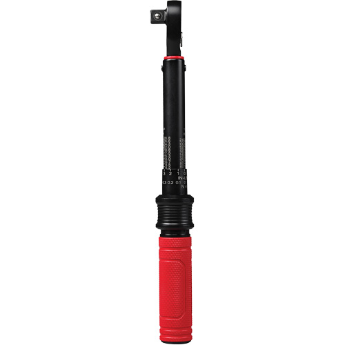 Cl&eacute; dynamom&eacute;trique, &agrave; cliquer, Entraînement 3/8" carr&eacute;, 5,6 - 28,2 Nm/50 - 250 lb-po R.M.G. Prévention