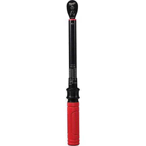 Cl&eacute; dynamom&eacute;trique, &agrave; cliquer, Entraînement 3/8" carr&eacute;, 20 - 100 lb-po/27,1 - 135,6 Nm R.M.G. Prévention