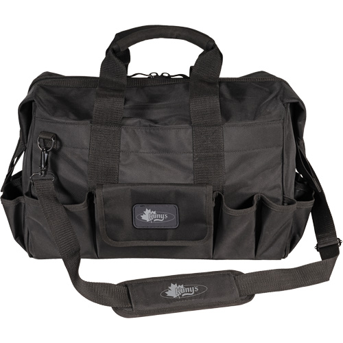 Phantom Collection 18" Contractor's Tool Bag, Ballistic Polyester, 25 Pockets, Black R.M.G. Prévention