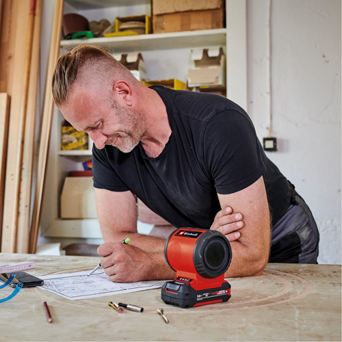 Haut-parleur Bluetooth sans fil TC-SR 18 Li BT (outil seulement), Lithium-ion, 18 V R.M.G. Prévention