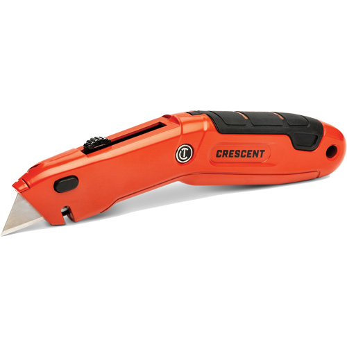 Retractable Knife, Steel, Aluminum Handle R.M.G. Prévention