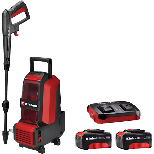 Laveuse &agrave; haute pression sans fil avec batterie 4 Ah PXC et ensemble de d&eacute;part de chargeur, &agrave; pile, 1522 psi, 1,23 gal./min R.M.G. Prévention