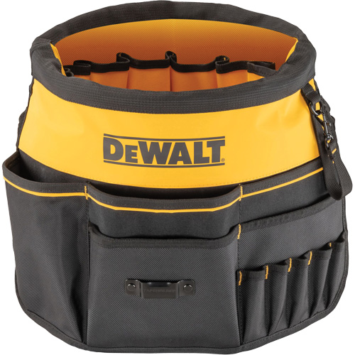 Organisateur pour seau &agrave; outils, 19-3/4" lo x 2" la x 19-5/8" h, Noir/Jaune R.M.G. Prévention
