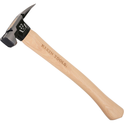 Marteau &agrave; panne fendue droite &agrave; face meul&eacute;e, 22 oz, Prise en Bois, 16-1/10" lo R.M.G. Prévention