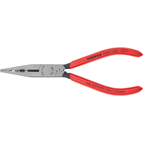 Pince d'&eacute;lectricien 4 en 1 avec fil m&eacute;trique, 6-1/4" lo R.M.G. Prévention