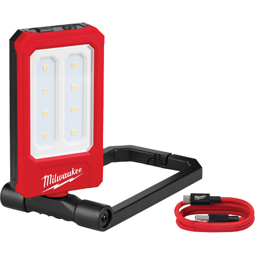 Baladeuse magn&eacute;tique rechargeable &agrave; profil bas, DEL, 100/250/500 lumens, Boîtier en Plastique/Aluminium R.M.G. Prévention