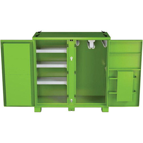Onsite PPE Storage Cabinet, Steel, High-Visibility Lime Green R.M.G. Prévention