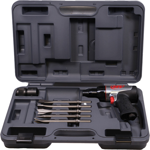 Marteau pneumatique robuste avec burins, 16,2 pi³/min, 1/4" NPT, 3330 coups/min, 3/4" x 2-1/2" (19,05 mm x 63,5 mm) R.M.G. Prévention