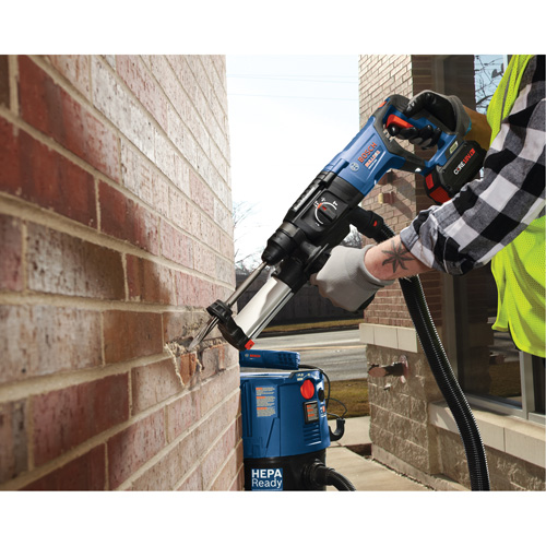 Professional Rotary Hammer Kit, 18 V, 1", 0-890 RPM R.M.G. Prévention