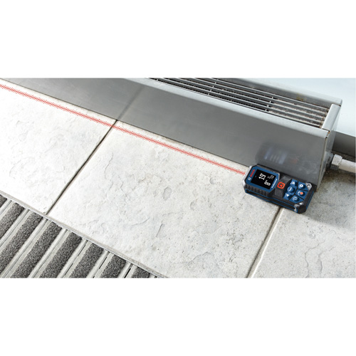 BLAZE Red Beam Laser Measure, 0' - 165' (0 m - 50.2 m) Range, Digital (Electronic) R.M.G. Prévention