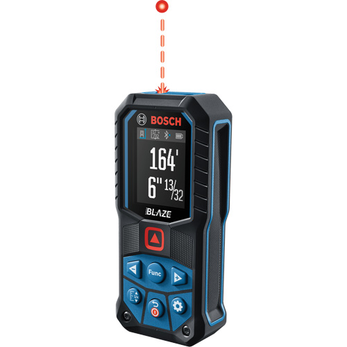 T&eacute;l&eacute;m&egrave;tre laser rouge connect&eacute; BLAZE, 0.0' - 165' (0.0 m - 50,2 m) Gamme de mesure, Num&eacute;rique (&eacute;lectronique) R.M.G. Prévention