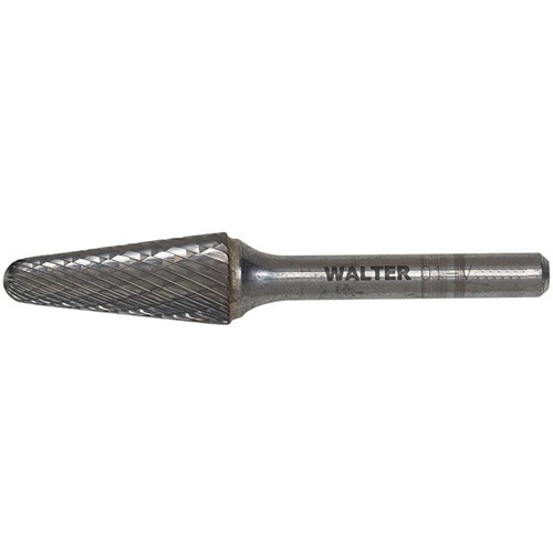 Fraise au carbure &agrave; mises rapport&eacute;es et pointe conique, 1/2" dia., 1/4" Tige, 1-1/8" Prof. de la coupe R.M.G. Prévention